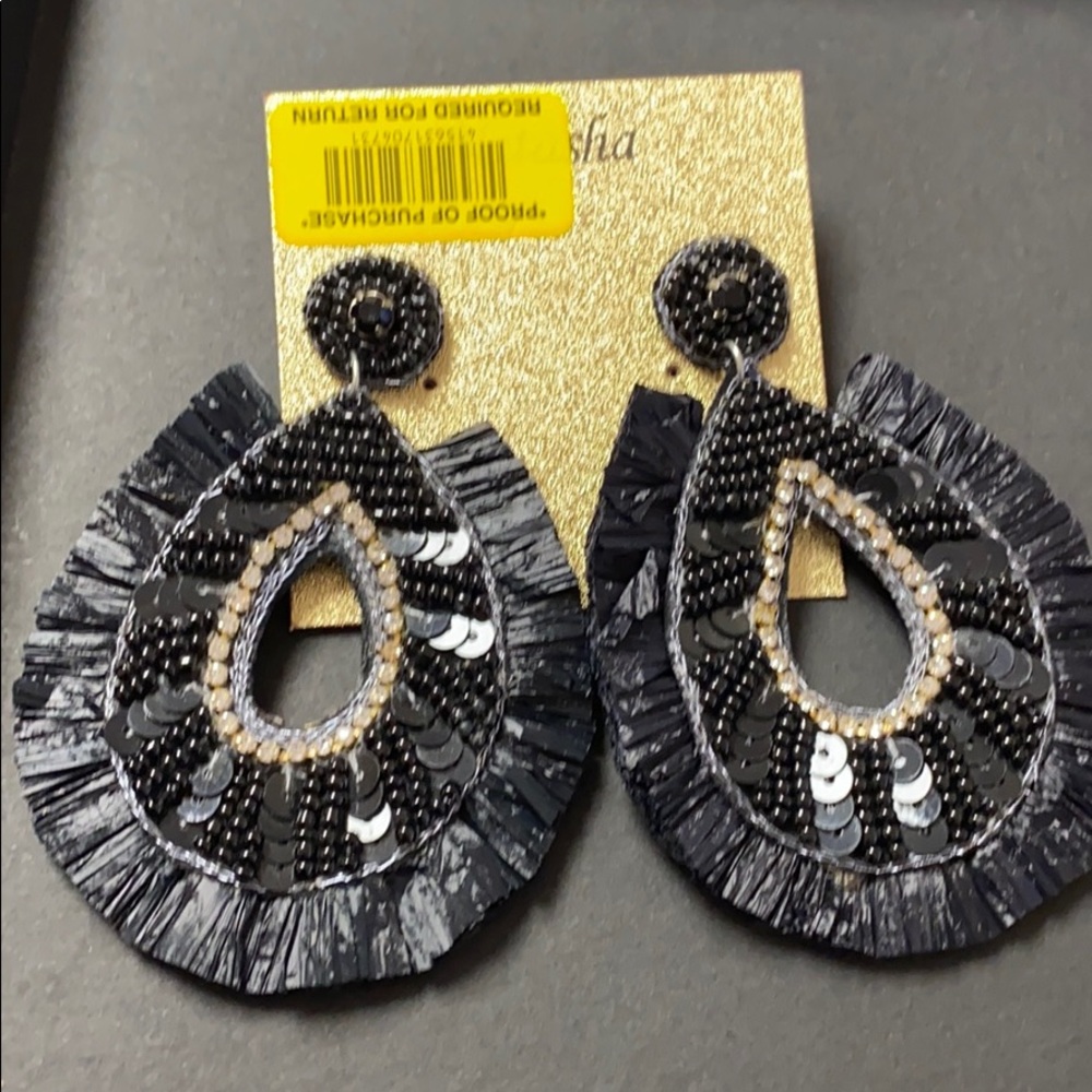 Natasha Beaded and Stone Earrings!